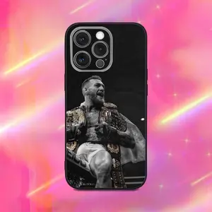 C-Conor Mcgregor Phone Case For iPhone 17 Air 16 15 14 13 12 11 Pro Max Plus,X,XS,XR,SE,8,7,Mini,Soft Silicone Black Case