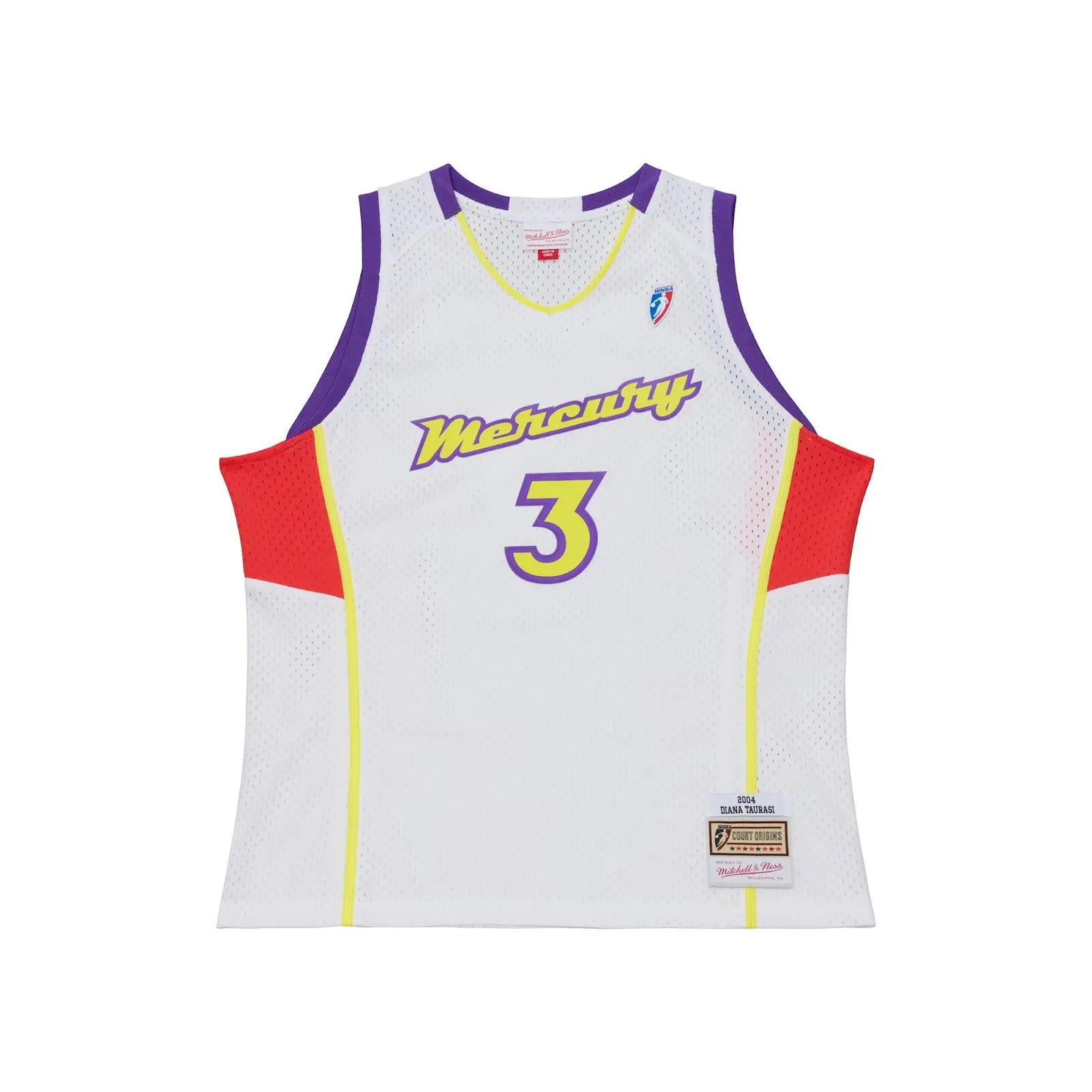 WNBA HOME SWINGMAN JERSEY PHOENIX MERCURY 2004 DIANA TAURASI Throwback Basketball Fan Gear Mitchell & Ness