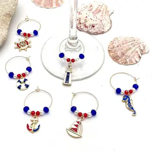 Nautical Wine Charms | A Maritime Adventure