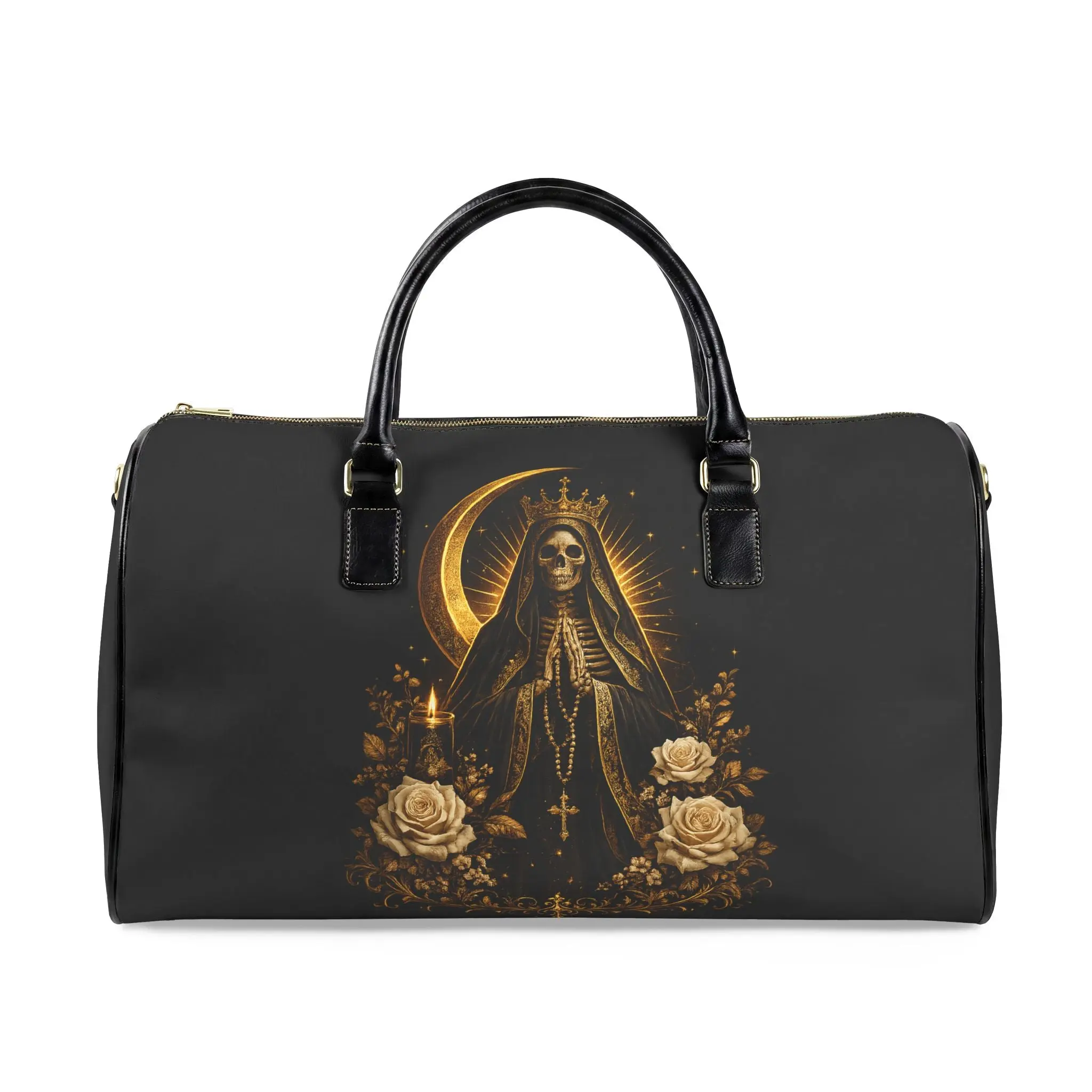 La Dama Blanca signature collection Faux Leather Travel Bag