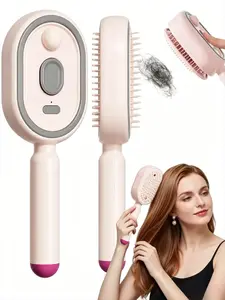 Advanced Rechargeable Electric Scalp Massager Brush with Soothing Vibration Therapy - Promotes Hair Growth, Reduces Dandruff, and Relieves Stress for Healthier, Thicker Hair