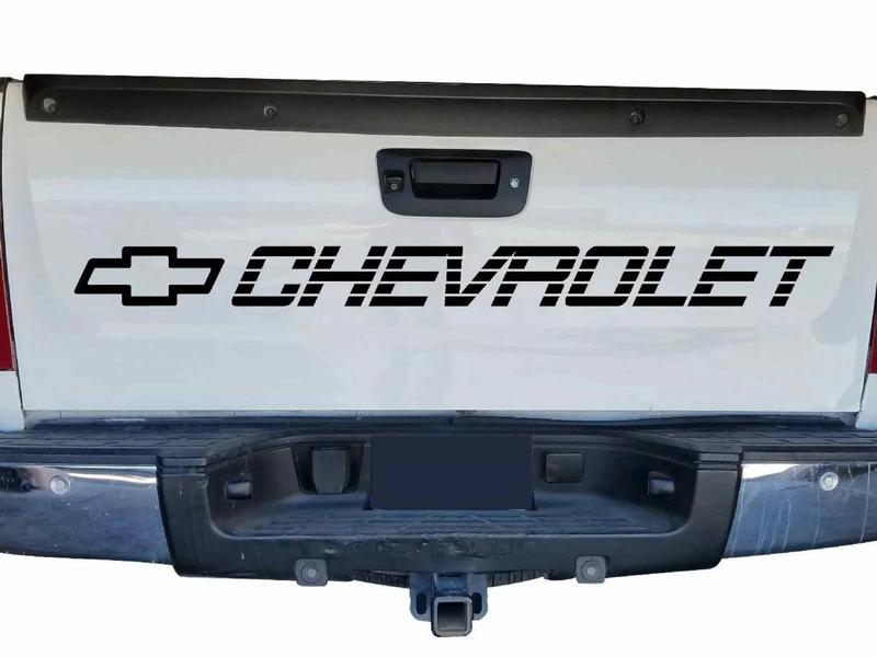 CHEVY Decals CHEVROLET Vinyl Sticker Silverado 1500 Bed Tailgate Letters 454 SS