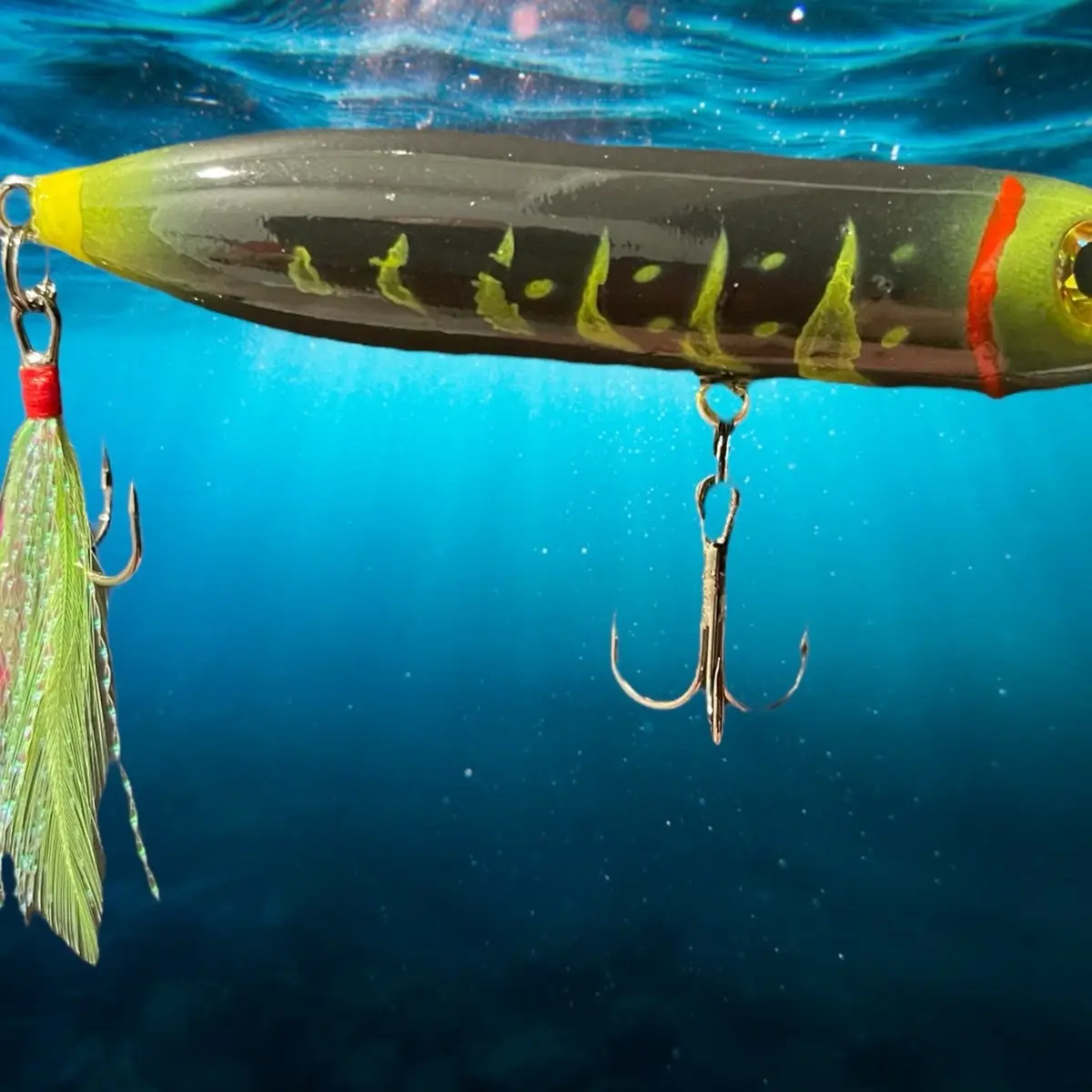 Topwater Super Spook Jr. Black Mamba, Durable Design, Ideal for Fly Fishing, Ideal for Catching Lures and Fish
