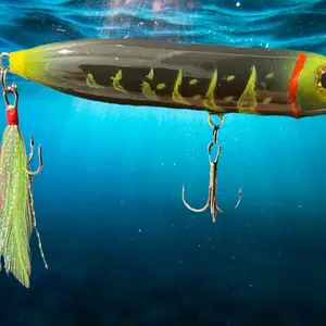 Topwater Super Spook Jr. Black Mamba, Durable Design, Ideal for Fly Fishing, Ideal for Catching Lures and Fish