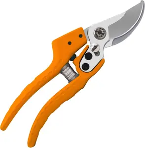 Will'S Sword Professional Sharp Pruners, Garden Pruners, Tree Trimmers Secateurs, Bypass Pruning Shears, Secateurs, Hand Pruner, Garden Shears, Gardening Shears Clippers for Plants (Orange Shears) Will's Sword