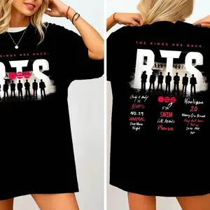Arirang Tracklist The Kings Are Back Shirt, Bangtan 2026 Album Songs Concert Tee
