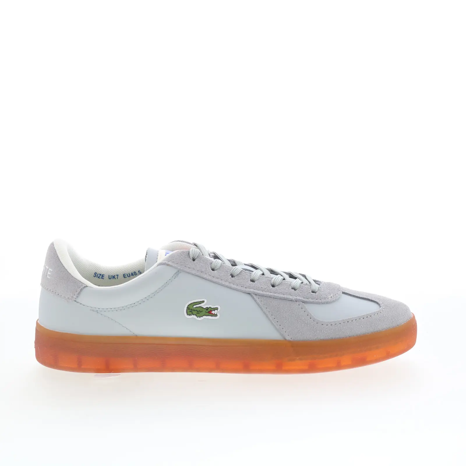 Lacoste Baseshot Pro 126 1 SMA Mens Gray Suede Lifestyle Sneakers Shoes