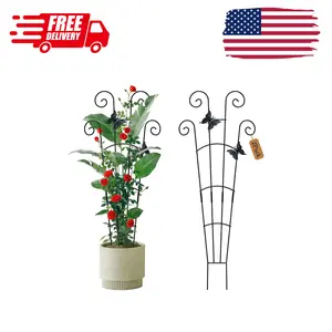 2 Pack 30 Inch Tall Plant Trellis for Potted Climbing Plants Indoor
