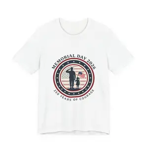 Memorial Day 2026 USA 250 Tee | vintage distressed patriotic red white blue