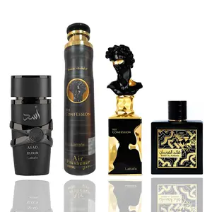 His Confession air freshener + His Confession + asad elixir + qaed al fursan -- 4 piece bundle