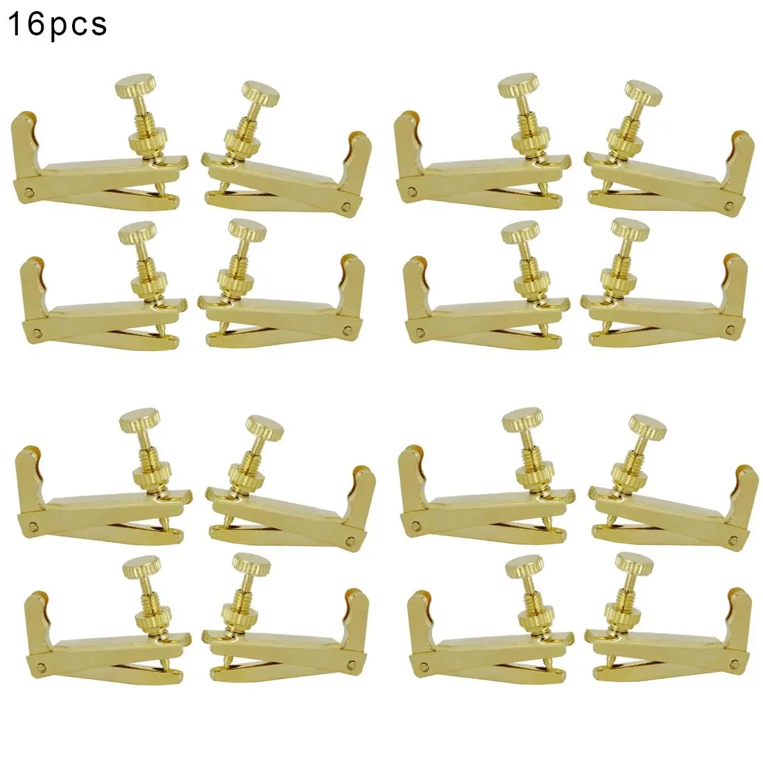 4/4 1/2 1/4 1/8 Violin Tuning Peg, 16pcs/set Metallic Violin Tuning Pegs, Musical Instrument Accessories for Violin