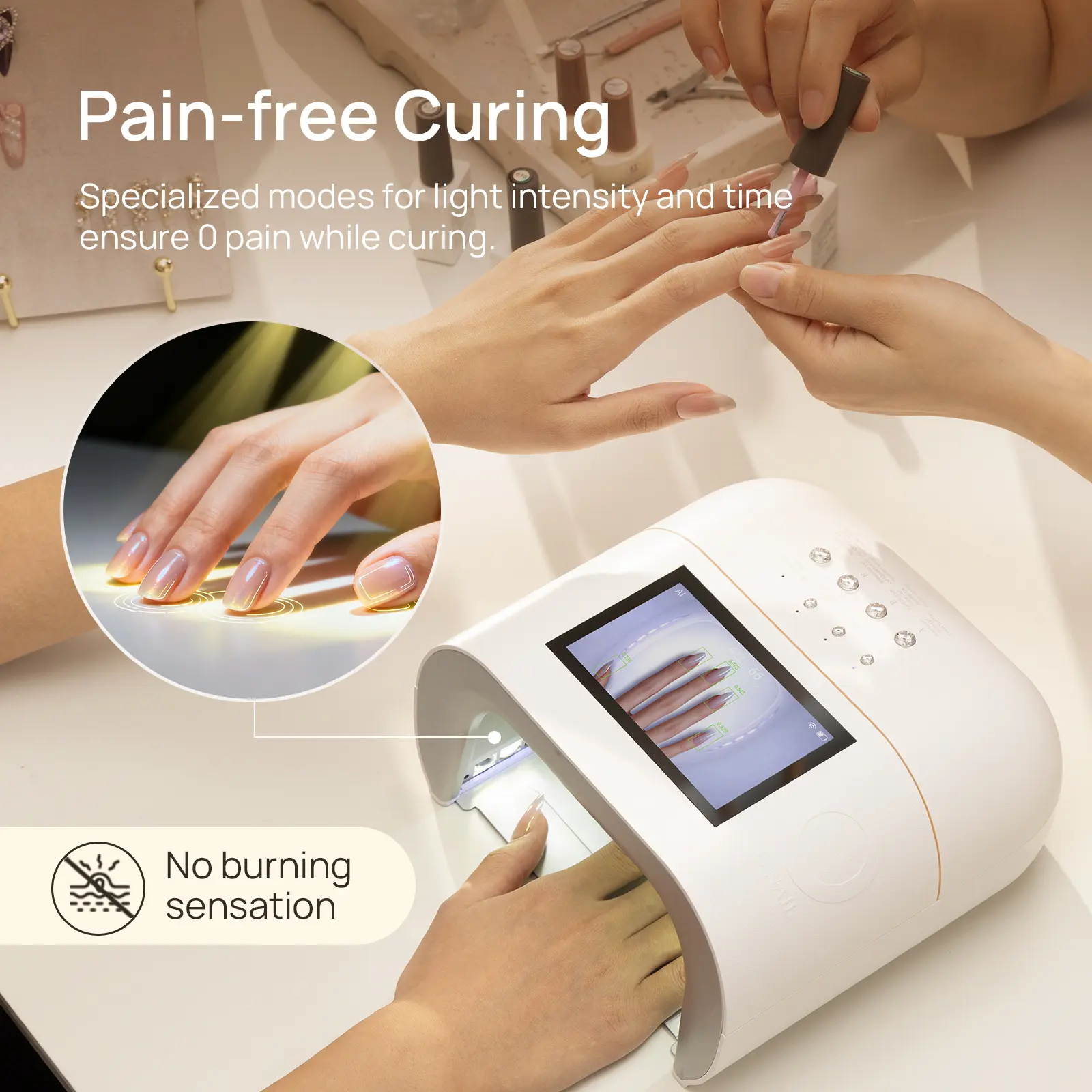 O Nail AI 109 LED Nail Lamp & Pro Max Nail Drill | Professional
