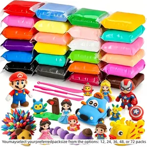 Ultimate Air Dry Clay Set for DIY Crafts, Create Mini Food Charms & Custom Gifts, Perfect for Ages 3+, Ideal for Creative Fun