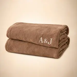 Personalized Fleece Throw Blanket – Custom Name 60x80 Cozy Gift