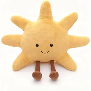 1 Pound Weighted Sun Plush Pillow - 12inch Plush Animal Weighted Toy, Soft Huggable Plush Toy, Birthday: Toys and Games