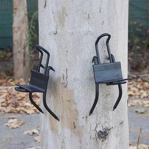 tree climbing tools set, 2 climbing equipment & 2 elastic strap, elastic strap & climbing grip set, non-slip special climbing stairs pole spikes for boots