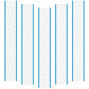 5 Sheets Double-Sided Wig Tape with Hole,  Toupee Tape for Lace Wigs, Breathability Lace Glue Adhesive Tape for Hair Pieces Hair Extension