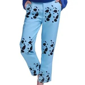 Anime Trafalgar D Water Law Cosplay Costume Pants Pirate Outfit Man COSTUME cosplay costume