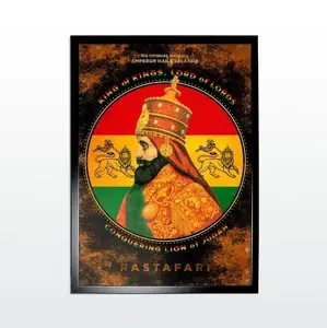 Haile Selassie Poster: Retro Style Rastafarian Poster Art Print. Finest Quality 45743 311