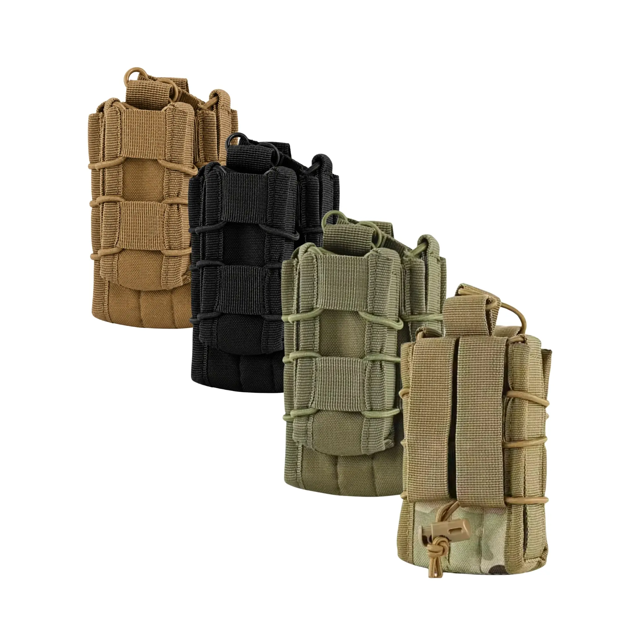 Universal Piggyback Elastic Mag Pouch – MOLLE Rifle & Pistol Magazine Pouch