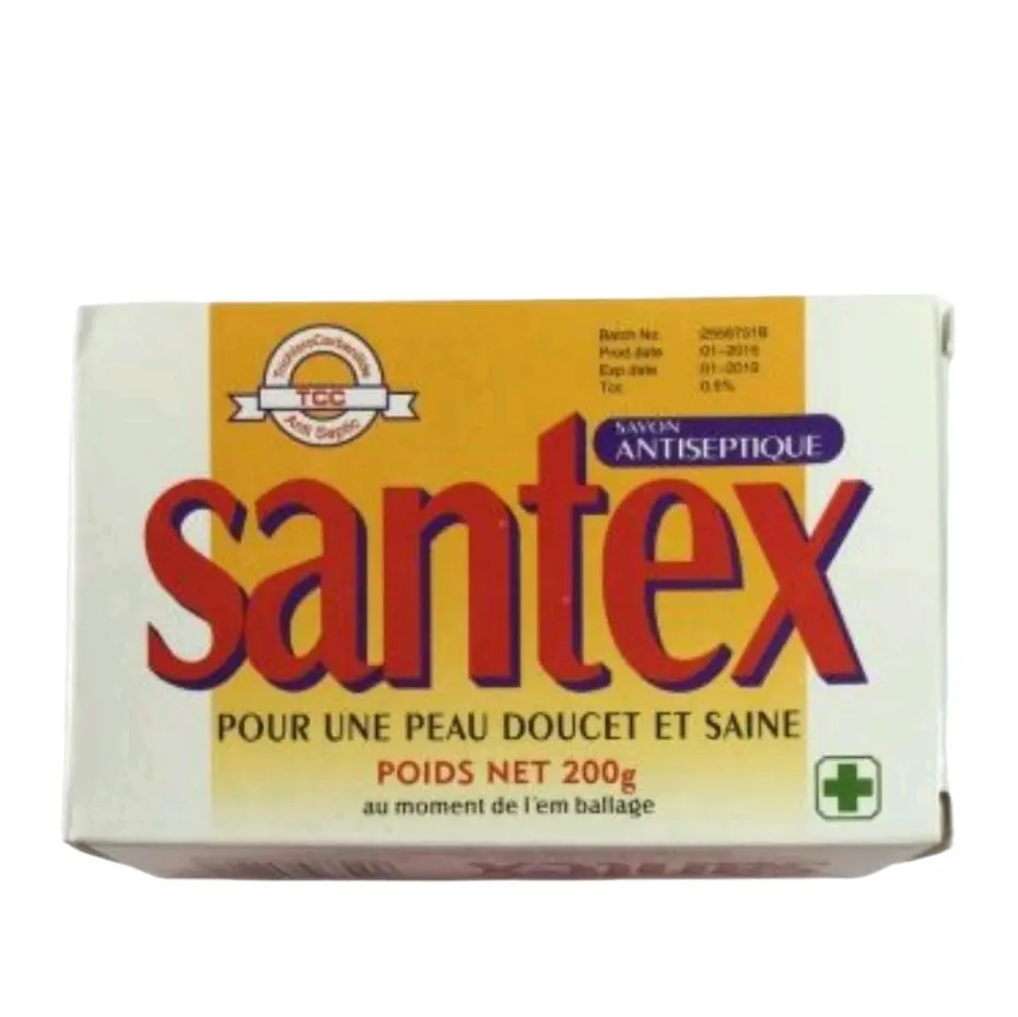 Santex Medicated Soap For A Healthy and Soft Skin 200g Antiseptique Savon for Healthy Skin Care