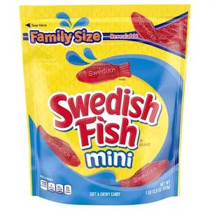 SWEDISH FISH Mini Soft & Chewy Candy, Family Size, 1.8 lb SWEDISH FISH Mini Soft & Chewy Candy, Family Size, 1.8 lb