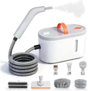 Handheld Steam Cleaner High-Temperature & High-Pressure Portable Car Steamer, Small High Pressure Steam Cleaner with 6 Accessories, 15s Fast Heat-Up, Large Tank