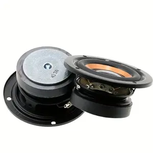 2pcs Audio 52mm 4 Ohm 3W Magnetic Speakers Woofer Portable Round Bass Loudspeaker DIY Sound Mini Subwoofer For Speaker Smartphone