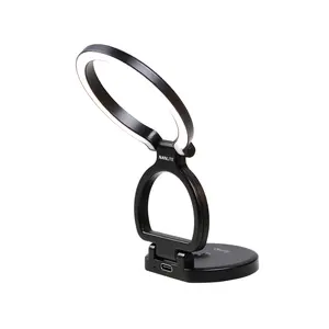 Nanlite Lumo Bi-Color LED Ring Light with Stand for Smartphone, Polar Black