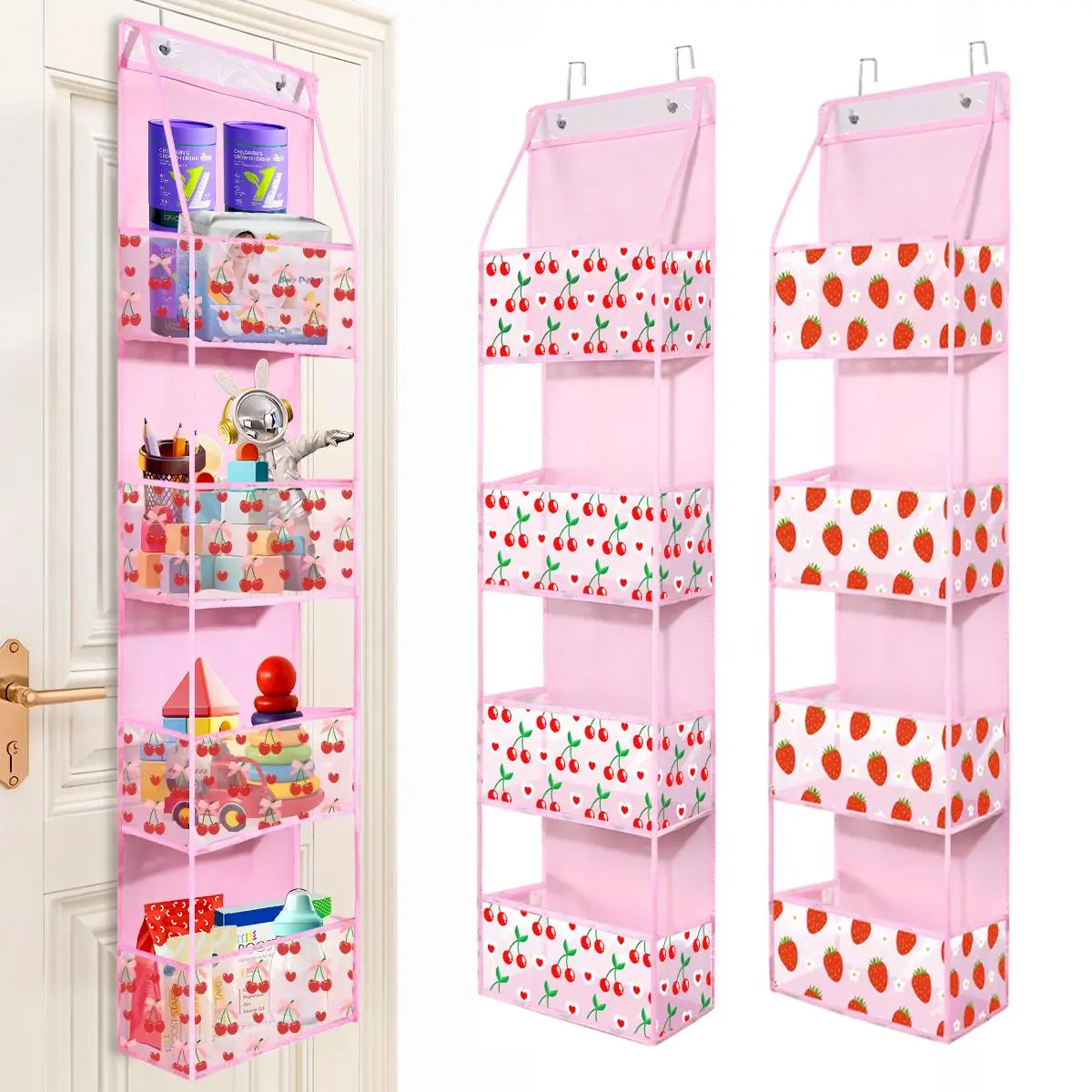 4/6 Layer Hanging Storage Bag, 1 Count Foldable Storage Bag, Multifunctional Storage Organizer for Home Bedroom Kitchen Bathroom, Hangable