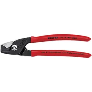 Knipex KNT-9511160 Cable Shears with Stepcut Edges
