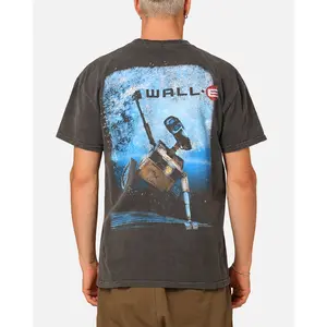 73Studio X Pixar Wall.E Heavyweight T-Shirt Black Wash