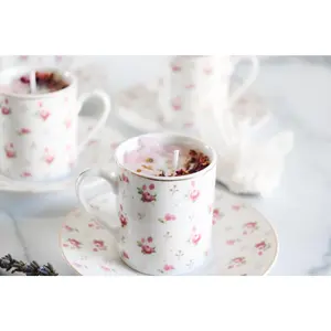 Tea Time Meditation Candle by Caretuals