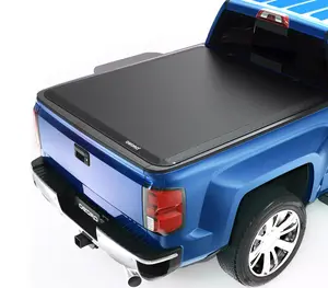 YITAMOTOR 5.8 ft  Soft Roll up Truck Bed Tonneau Cover Compatible with 2014-2018 Chevy Silverado/GMC Sierra 1500, Fleetside 5.8ft Bed