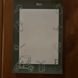 Golf-Themed Notepads, Father’s Day Gift for Golf Enthusiasts
