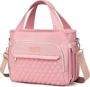 Lunch Bag Lunch Box Women - Insulated Lunch Tote Bag for Women Men, Leakproof Large Womens Lunch Bags for Work, Lunch Cooler Bag for Adult with Side Pocket for Picnic, Hiking, Beach ()