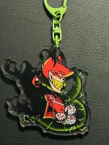 Alastor double sided acrylic keychain