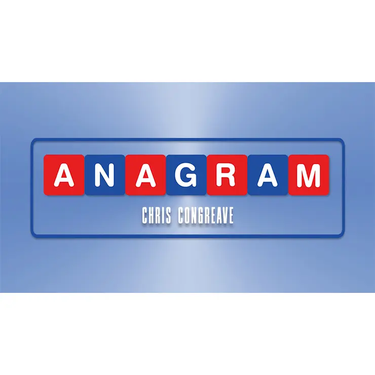 Stellar Magic Shop Anagram by Chris Congreave - Hilarious Card Trick with Built-in Comedy and Magical Finish for Magicians