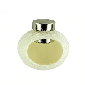 Magnetic Mini Spider Web Hut Jumping Spider Hideout Habitat Accessory Compact Neutral Tone Web Texture Non Toxic Resin