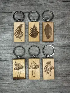 Mushroom & Fern Keychain Collection