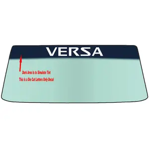 Fits A NISSAN VERSA Vehicle Custom Windshield Banner Graphic Die Cut Decal - Vinyl Application Tool Included