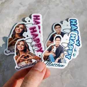 Birthday Stickers/ Custom Birthday Stickers/ Custom Face Stickers/ Custom Party Favors/ Face Stickers/ Birthday Party Stickers/ Face Sticker