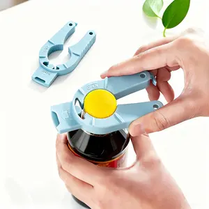 Multifunctional All-in-One Opener Tool - Effortlessly Opens Jars, Cans & Bottles, Labor-Saving Ergonomic Design, Perfect for Home & Travel Kitchen Modern