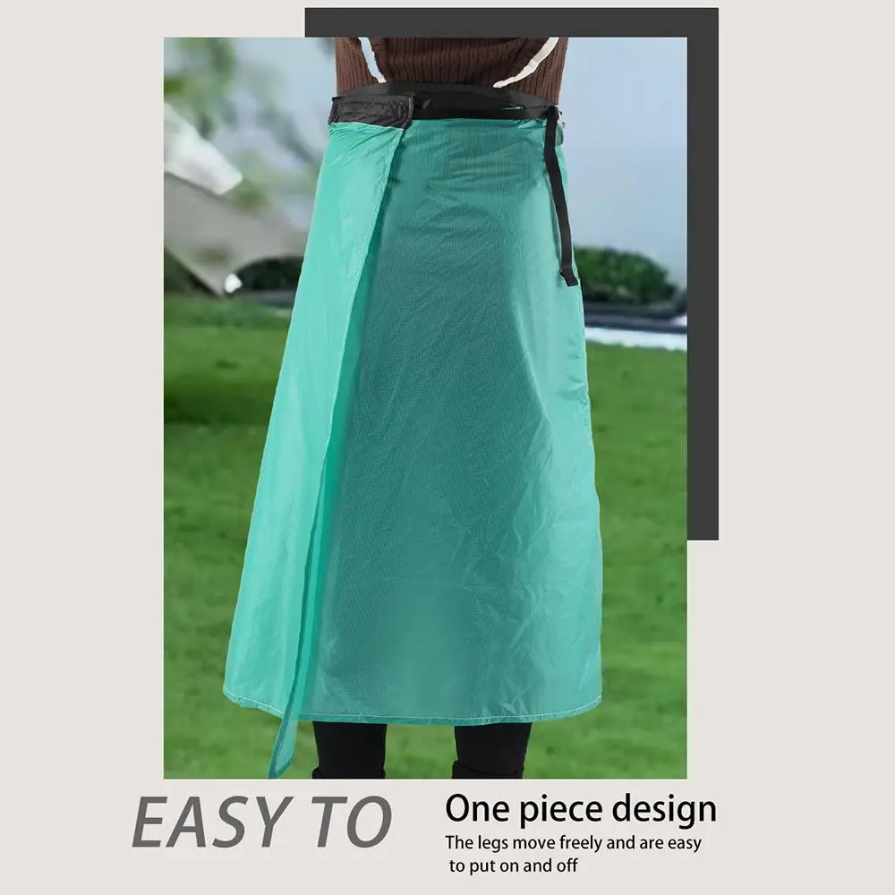 Waterproof Ultra-Light Thin Packable Windbreak Kilt Skirt for Outdoor Cycling & Sports