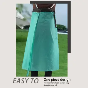 Ultra Light Thin Rain Skirt Waterproof Kilt Rain Pants Packable Windbreak Kilt Skirt