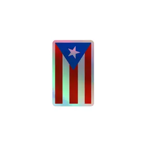 Puerto Rico Holographic stickers