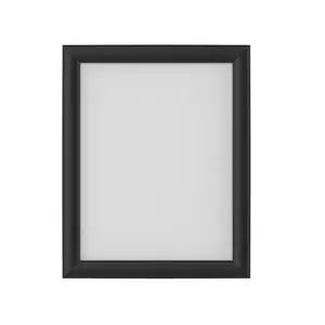 360 Stand Beemak Plastics WF-1117B 11x17 in Black Aluminum Snap Frame Wall Mount, Photo Print Decor Home Supplies
