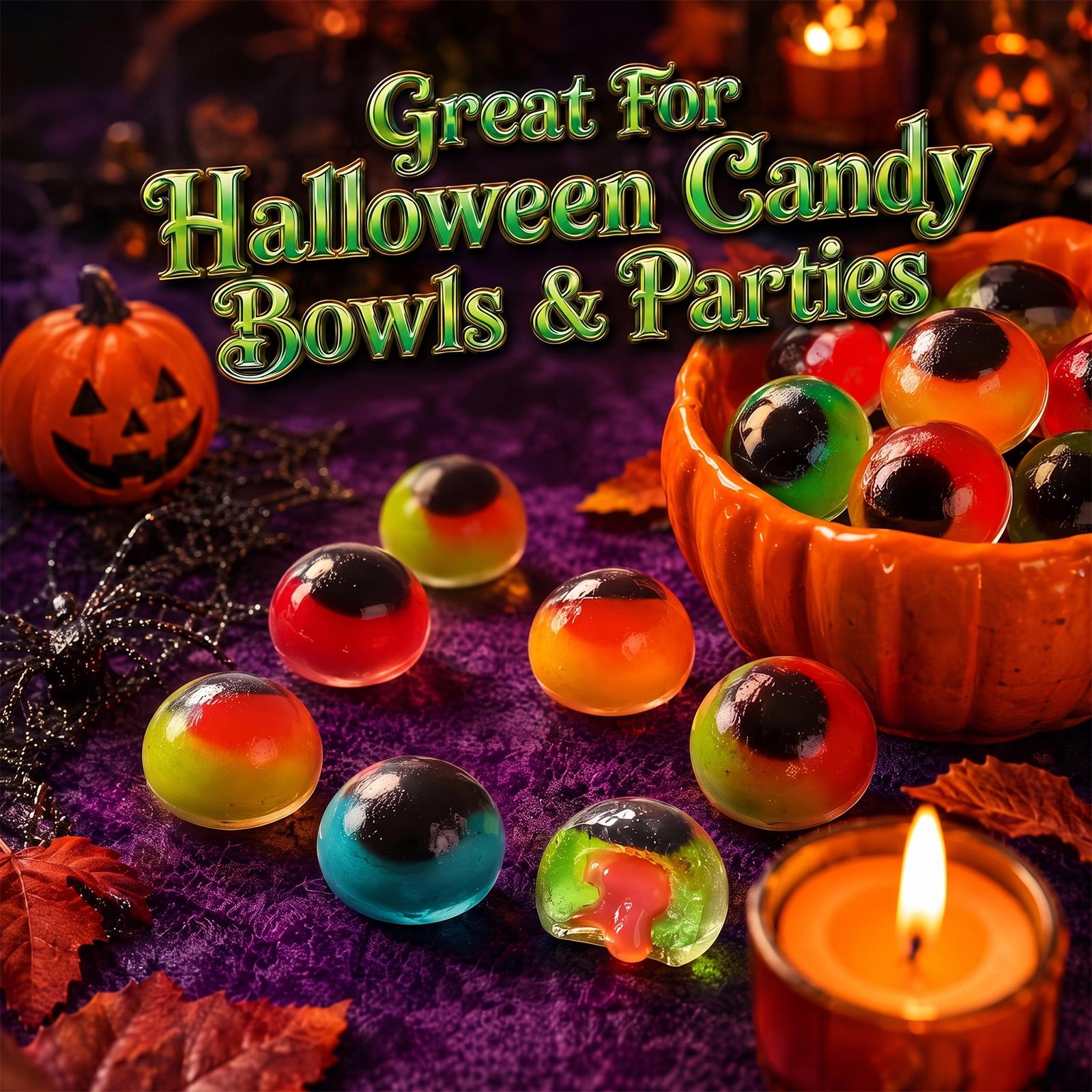 AMOS Halloween Gummy Candy Trio, 3 x 240g Boxes, 4D Burst Eyeballs Center-Filled Gummies, Peelerz Zombie & Body Parts, Party Treats, 720g Total, Gift Pack! AMOS Halloween Gummy Candy Trio, 3 x 240g Boxes, 4D Burst Eyeballs Center-Filled Gummies, Peelerz Zombie & Body Parts, Party Treats, 720g Total, Gift Pack!