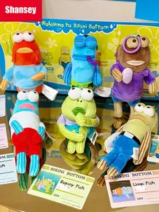 Genuine Bikini Botton Buddies Series Funny Blind Box Toys Trendy Dolls Collection Cartoon Ornaments Surprise Bag Birthday Gift