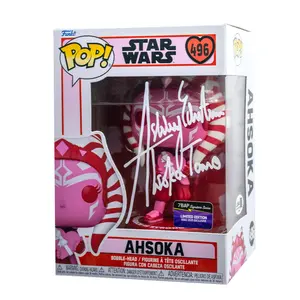 Ashley Eckstein signed Ahsoka Funko Pop - 7BAP Signature Series